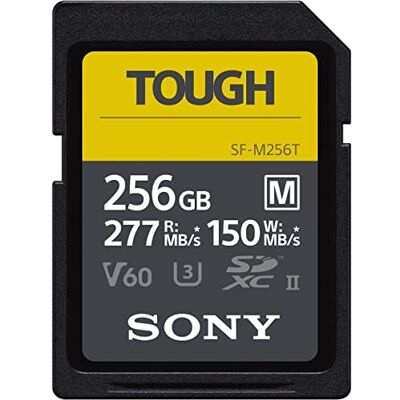 Sony SFM256T digitale geheugenkaart (256 GB, SF-M, UHS-II U3 V60 SDHXC, leessnelheid 277 MB/s, schrijfsnelheid 150 MB/s) Sony SFM256T digitale geheugenkaart (256 GB, SF-M, UHS-II U3 V60 SDHXC, leessnelheid 277 MB/s, schrijfsnelheid 150 MB/s)