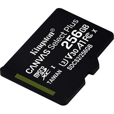 Kingston Canvas Select Plus SD-kaart SDCS2/256GBSP Class 10 Kingston Canvas Select Plus SD-kaart SDCS2/256GBSP Class 10