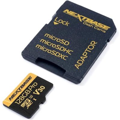 NextBase ACC Serie 2 128 GB U3 Micro SD-kaart met adapter (Ecologic+Sorecop) NextBase ACC Serie 2 128 GB U3 Micro SD-kaart met adapter (Ecologic+Sorecop)
