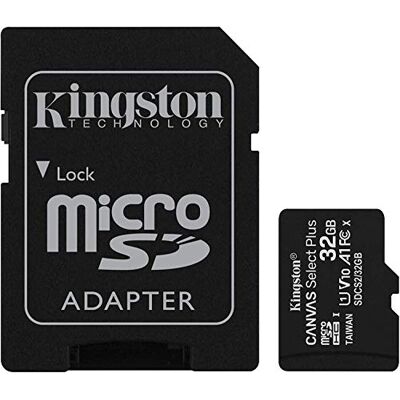 Kingston MicroSDHC 32 GB CL10 UHS-I blisterverpakking 058 Kingston MicroSDHC 32 GB CL10 UHS-I blisterverpakking 058