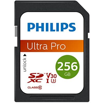 Philips SDXC-kaart 256 GB, klasse 10, UHS-I U3 Philips SDXC-kaart 256 GB, klasse 10, UHS-I U3
