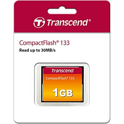 Transcend 1 GB geheugenkaart CompactFlash (CF) UDMA 4 133x TS1GCF133 Ultra DMA 4 overdrachtsmodus (UDMA 4), ECC-ondersteuning Transcend 1 GB geheugenkaart CompactFlash (CF) UDMA 4 133x TS1GCF133 Ultra DMA 4 overdrachtsmodus (UDMA 4), ECC-ondersteuning