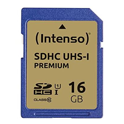 Intenso 3421470 SDHC-geheugenkaart (16 Gb, klasse 10) Intenso 3421470 SDHC-geheugenkaart (16 Gb, klasse 10)