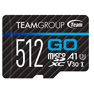 TEAMGROUP GO Card TGUSDX512GU303 Micro SD-geheugenkaart voor GoPro camera's en actiecamera's MicroSDXC UHS-I U3 High Speed met adapter voor outdoor, sport, 4K opnamen 512 GB TEAMGROUP GO Card TGUSDX512GU303 Micro SD-geheugenkaart voor GoPro camera's en actiecamera's MicroSDXC UHS-I U3 High Speed met adapter voor outdoor, sport, 4K opnamen 512 GB
