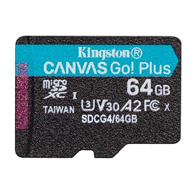 Kingston Canvas Go Plus 200MB/s microSDXC Gen4 geheugenkaart A2 U3 V30 64GB zonder ADP-kaart alleen SDCG4/64GB SP Kingston Canvas Go Plus 200MB/s microSDXC Gen4 geheugenkaart A2 U3 V30 64GB zonder ADP-kaart alleen SDCG4/64GB SP