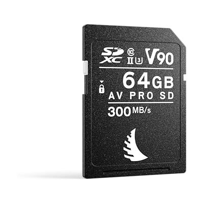 Angelbird AV Pro Uhs-II SD-kaart 64 GB V90 Angelbird AV Pro Uhs-II SD-kaart 64 GB V90
