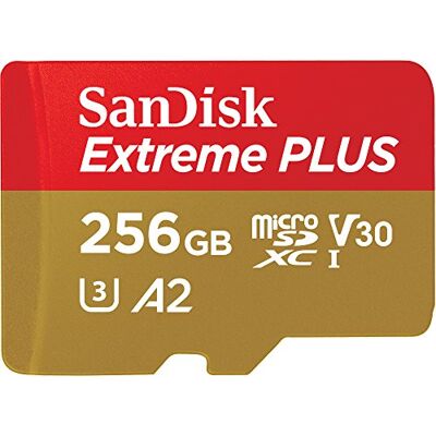 SanDisk Extreme PLUS MicroSDHC UHS-I Geheugenkaart 64 GB Met SD Adapter (2 Jaar RescuePRO Deluxe, Leessnelheden Tot 170 MB/s, A2, C10, V30, U3, 30 Jaar Garantie) SanDisk Extreme PLUS MicroSDHC UHS-I Geheugenkaart 64 GB Met SD Adapter (2 Jaar RescuePRO Deluxe, Leessnelheden Tot 170 MB/s, A2, C10, V30, U3, 30 Jaar Garantie)