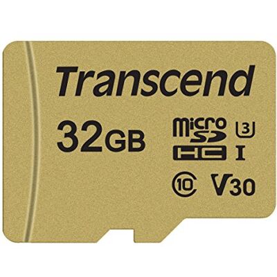 Transcend 32 GB SDXC/SDHC 500S 32 GB microSD-kaart met SD-adapter TS32GUSD500S Transcend 32 GB SDXC/SDHC 500S 32 GB microSD-kaart met SD-adapter TS32GUSD500S