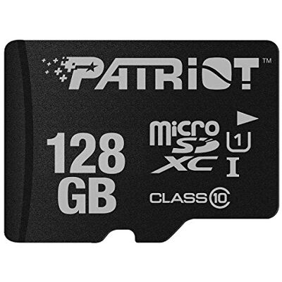 Patriot Memory 128 GB Micro SD-geheugenkaart LX CL10 serie PSF128GMDC10 Patriot Memory 128 GB Micro SD-geheugenkaart LX CL10 serie PSF128GMDC10