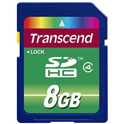 Transcend 8 GB klasse 4 SDHC-geheugenkaart (standaard) Transcend 8 GB klasse 4 SDHC-geheugenkaart (standaard)