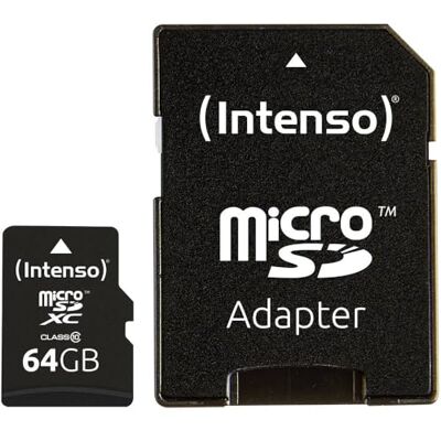 Intenso 3413490 microSDHC geheugenkaart Intenso 3413490 microSDHC geheugenkaart
