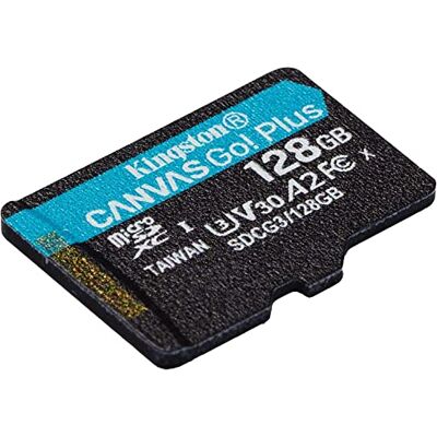 Kingston Technology 128 GB micSDXC 170R A2 U3 V30 S Pack + ADP Kingston Technology 128 GB micSDXC 170R A2 U3 V30 S Pack + ADP
