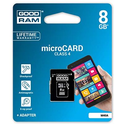 GoodRam Micro SD C4 8GB Micro SDHC geheugenkaart GoodRam Micro SD C4 8GB Micro SDHC geheugenkaart