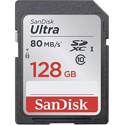 SanDisk Geheugenkaart SDHC Ultra Class 10 128 GB SanDisk Geheugenkaart SDHC Ultra Class 10 128 GB