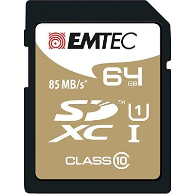 EMTEC ECMSD64GXC10 SDXC UHS-I U1 Klasse 10 EMTEC ECMSD64GXC10 SDXC UHS-I U1 Klasse 10