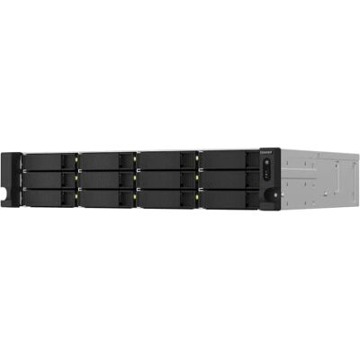 QNAP TS-1264U-RP-8G 12bay 2HE NAS (quad-core rackmount NAS met dubbele 2,5GbE-poort en PCIe-uitbreiding voor snelle overdracht en virtualisatie-applicaties) QNAP TS-1264U-RP-8G 12bay 2HE NAS (quad-core rackmount NAS met dubbele 2,5GbE-poort en PCIe-uitbreiding voor snelle overdracht en virtualisatie-applicaties)