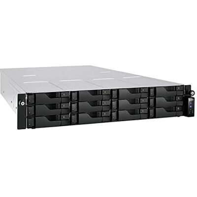 Asustor Lockerstor 12 AS6512RD 12 Bay NAS netwerkbehuizing 8 GB DDR4 2U Quad Core Rack 2,1 GHz Asustor Lockerstor 12 AS6512RD 12 Bay NAS netwerkbehuizing 8 GB DDR4 2U Quad Core Rack 2,1 GHz