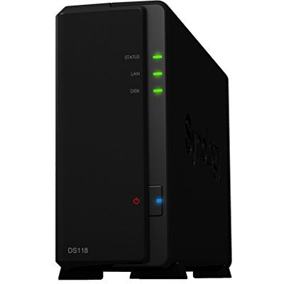 Synology DS118 6TB 1-Bay, geïnstalleerd met 1 Seagate IronWolf Disk 6TB Synology DS118 6TB 1-Bay, geïnstalleerd met 1 Seagate IronWolf Disk 6TB