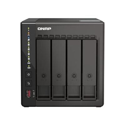 QNAP TS-453E NAS J6412 Ethernet LAN Zwart J6412 QNAP TS-453E NAS J6412 Ethernet LAN Zwart J6412