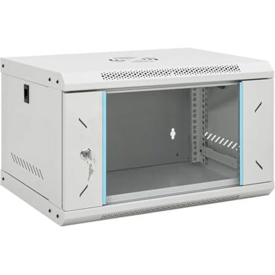 vidaXL 6U Wandgemonteerde Netwerkkast 19" IP20 53x40x30 cm vidaXL 6U Wandgemonteerde Netwerkkast 19" IP20 53x40x30 cm