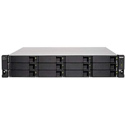QNAP TL-R1200C-RP 12-Bay 2U rackmount USB-C 3.1 Gen2 10Gbps JBOD Expansion Unit QNAP TL-R1200C-RP 12-Bay 2U rackmount USB-C 3.1 Gen2 10Gbps JBOD Expansion Unit