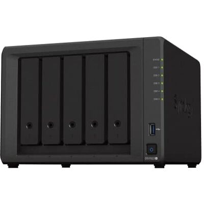 Synology DiskStation DS1522+ 5-bay (zonder schijf), zwart Synology DiskStation DS1522+ 5-bay (zonder schijf), zwart