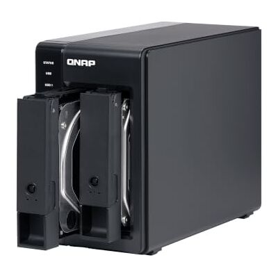 QNAP TR-002 2 Bay Desktop NAS Expansion Optioneel gebruik als direct aangesloten opslagapparaat QNAP TR-002 2 Bay Desktop NAS Expansion Optioneel gebruik als direct aangesloten opslagapparaat