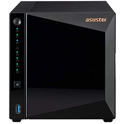 Asustor Drivestor 4 Pro AS3304T 4-bay NAS-server, netwerkopslagbox, 1,4 GHz Quad Core-processor, 2,5 GbE-poort, 2 GB DDR4 Asustor Drivestor 4 Pro AS3304T 4-bay NAS-server, netwerkopslagbox, 1,4 GHz Quad Core-processor, 2,5 GbE-poort, 2 GB DDR4