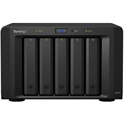 Synology DX517 disk array Desktop Zwart Synology DX517 disk array Desktop Zwart