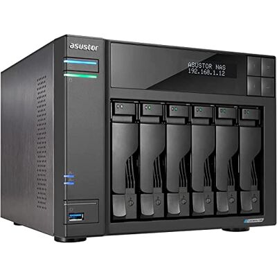 Asustor Lockerstor AS6706T 6 Gen 2 6 NAS-sleuven netwerkopslagbehuizing, Quad Core 2.0 GHz processor, 4 x M.2 PCIe 3.0 SSD-sleuven, 2 x 2,5 GbE, 8 GB DDR4 RAM Asustor Lockerstor AS6706T 6 Gen 2 6 NAS-sleuven netwerkopslagbehuizing, Quad Core 2.0 GHz processor, 4 x M.2 PCIe 3.0 SSD-sleuven, 2 x 2,5 GbE, 8 GB DDR4 RAM