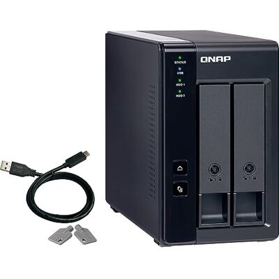 QNAP TR-002 2 Bay Desktop NAS Expansion Optioneel gebruik als direct aangesloten opslagapparaat QNAP TR-002 2 Bay Desktop NAS Expansion Optioneel gebruik als direct aangesloten opslagapparaat
