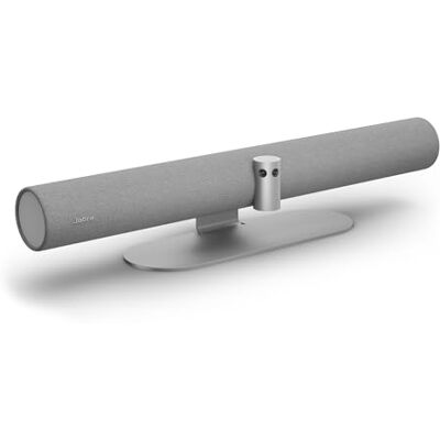 Jabra PanaCast 50 4K panoramische videobalk, videoconferentiecamera voor kleine en middelgrote ruimtes met 180° gezichtsveld en 8 microfoons, EU-voeding, zwart Jabra PanaCast 50 4K panoramische videobalk, videoconferentiecamera voor kleine en middelgrote ruimtes met 180° gezichtsveld en 8 microfoons, EU-voeding, zwart