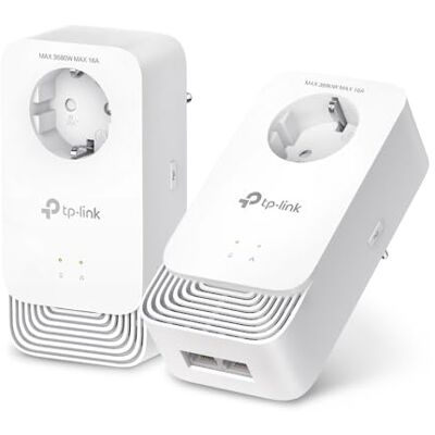 TP-Link Powerline 1428mb PG2400P KIT Compatibel met alle vezelboxen, plug & play, geniet van een ultrasnelle verbinding voor 4K Streaming, Gaming/Multi-TV TP-Link Powerline 1428mb PG2400P KIT Compatibel met alle vezelboxen, plug & play, geniet van een ultrasnelle verbinding voor 4K Streaming, Gaming/Multi-TV