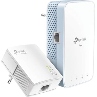 TP-Link WLAN 1000 MBit Powerline Adapter Kit bestaat uit 2 adapters TP-Link WLAN 1000 MBit Powerline Adapter Kit bestaat uit 2 adapters