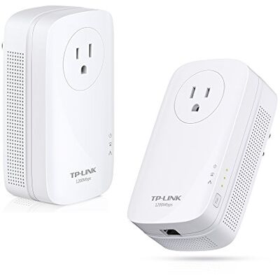 TP-Link TL-PA8010P Pack (US) V1.0 AV1200 DLAN Powerline Starter 2 stuks TP-Link TL-PA8010P Pack (US) V1.0 AV1200 DLAN Powerline Starter 2 stuks