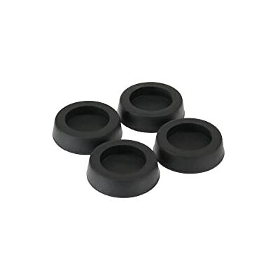 InLine 59909B rubberen voetjes voor pc-behuizing, zwart, 4 stuks InLine 59909B rubberen voetjes voor pc-behuizing, zwart, 4 stuks