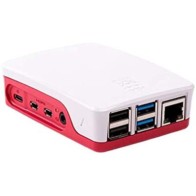 Raspberry Pi Doos voor Raspberry Box voor officiële 4, rood/wit (1876751) Raspberry Pi Doos voor Raspberry Box voor officiële 4, rood/wit (1876751)
