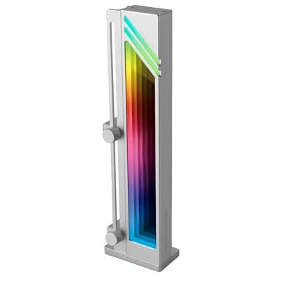 Mars Gaming MCA-GCB, grafische kaarthouder, ARGB Infinity Mirror verlichting, GPU-houder met ARGB-synchronisatie, antislip magnetische basis, universele compatibiliteit, zilvergrijs Mars Gaming MCA-GCB, grafische kaarthouder, ARGB Infinity Mirror verlichting, GPU-houder met ARGB-synchronisatie, antislip magnetische basis, universele compatibiliteit, zilvergrijs