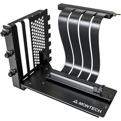 Montech VGM 2 verticale GPU-montageset, PCIE 4.0 x 16 liftkabel, 244 mm flexibele uitbreidingskaart met 90 graden uitbreidingspoort, ondersteunt slechts 7 PCIe-sleuven Montech VGM 2 verticale GPU-montageset, PCIE 4.0 x 16 liftkabel, 244 mm flexibele uitbreidingskaart met 90 graden uitbreidingspoort, ondersteunt slechts 7 PCIe-sleuven