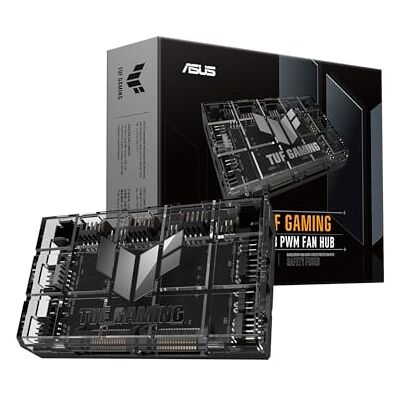 Asus TUF Gaming ARGB PWM ventilator hub 6 PWM-behuizingsventilatorpoorten, ARGB-bediening, 2 SATA, koel- en lichtsynchronisatie Asus TUF Gaming ARGB PWM ventilator hub 6 PWM-behuizingsventilatorpoorten, ARGB-bediening, 2 SATA, koel- en lichtsynchronisatie
