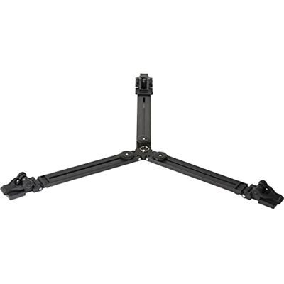 Manfrotto 165 MV basis met stella per treppiede video met dubbele punt, in alluminio, zwart Manfrotto 165 MV basis met stella per treppiede video met dubbele punt, in alluminio, zwart