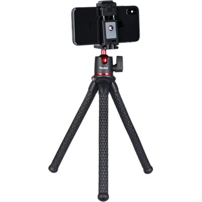 Rollei Monkey Pod 2 Mini-statief, flexibel, met houder voor smartphone, kogelkop 1/4 inch, 22773 Rollei Monkey Pod 2 Mini-statief, flexibel, met houder voor smartphone, kogelkop 1/4 inch, 22773