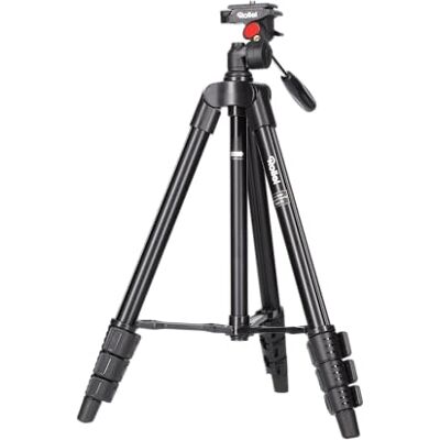 Rollei Compact Traveler Star S1 (voorheen DIGI 3400), compact videostatief van aluminium, tot 2 kg laadvermogen, met statiefkop en statieftas, zwart Rollei Compact Traveler Star S1 (voorheen DIGI 3400), compact videostatief van aluminium, tot 2 kg laadvermogen, met statiefkop en statieftas, zwart