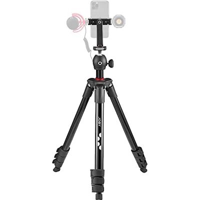 Joby Compact Light Kit, universeel statief voor camera's en smartphones, bolkop, Borsa di Trasporto, voor Reflex, CSC, spiegelloos, zwart, capaciteit 1,5 kg Joby Compact Light Kit, universeel statief voor camera's en smartphones, bolkop, Borsa di Trasporto, voor Reflex, CSC, spiegelloos, zwart, capaciteit 1,5 kg