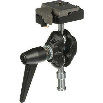 Manfrotto 155RC kantelbare kop met snelplaat, zwart Manfrotto 155RC kantelbare kop met snelplaat, zwart