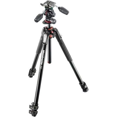Manfrotto MK190 X PRO3-3 W, 190, aluminium, 3 delen, zwart Manfrotto MK190 X PRO3-3 W, 190, aluminium, 3 delen, zwart