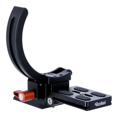 Rollei Frame Flipper XL Verticale en liggende kanteling voor lenzen tot 64/84 mm In hoogte verstelbare voet Volledige toegang tot poorten Compatibel met Arca-Swiss Rollei Frame Flipper XL Verticale en liggende kanteling voor lenzen tot 64/84 mm In hoogte verstelbare voet Volledige toegang tot poorten Compatibel met Arca-Swiss