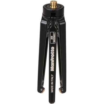 Manfrotto 209 Treppiede da Tavolo Senza Testa, Nero Manfrotto 209 Treppiede da Tavolo Senza Testa, Nero
