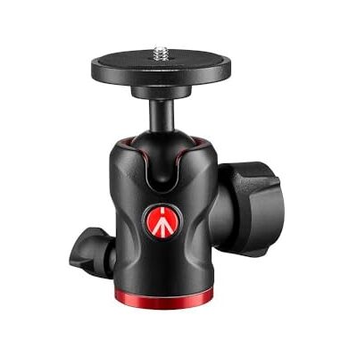 Manfrotto 494 kogelkop voor camera, aluminium, draagvermogen: 9 kg Manfrotto 494 kogelkop voor camera, aluminium, draagvermogen: 9 kg
