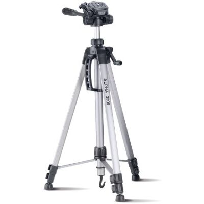 Cullmann Alpha 2800 3-weg kop, hoogte 184,5 cm, statiefkoffer, zilver/zwart Cullmann Alpha 2800 3-weg kop, hoogte 184,5 cm, statiefkoffer, zilver/zwart
